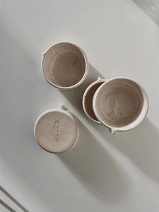 Contemporary mini cups - SET OF 4